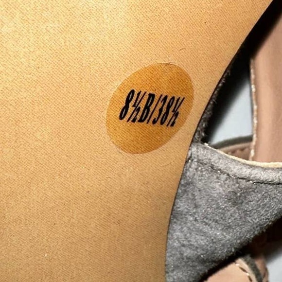 Sole‎ Society Gray Suede 3 strap Sandals size 8.5 - Picture 6 of 6